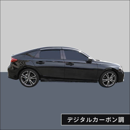 ホンダ シビック FL系 純正サイドバイザー装着車専用 ピラー