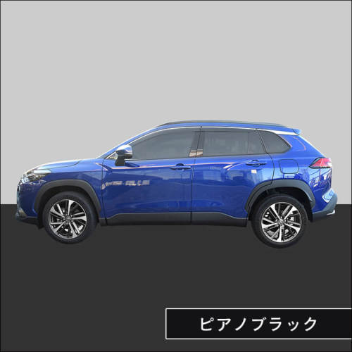 トヨタ カローラクロス ピラーガーニッシュ 純正サイドバイザー