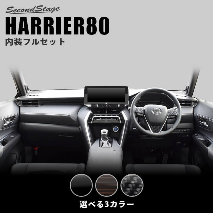トヨタ 新型ハリアー80系 ドアハンドルプロテクターパネル（カバー） 全2色 パーツ カスタム 外装 アクセサリー ドレスアップ セカンドステージ 日本製