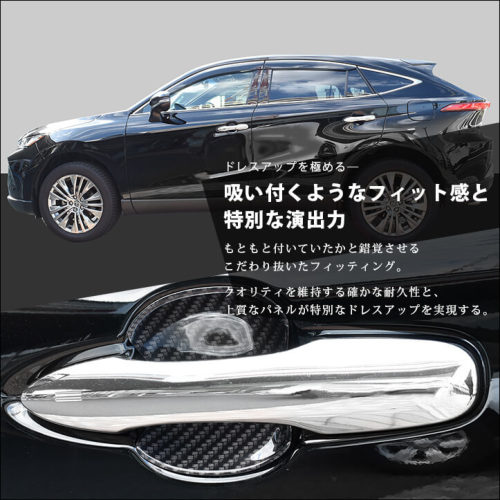 トヨタ 新型ハリアー80系 ドアハンドルプロテクターパネル（カバー