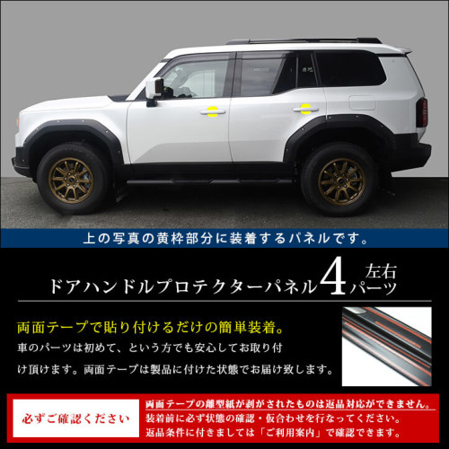 トヨタ ランドクルーザー250 ドアハンドルプロテクターパネル