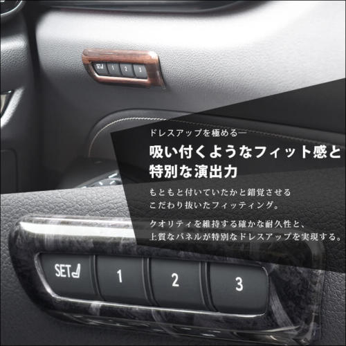 レクサス NX20系 LEXUS シートポジションパネル 全2色