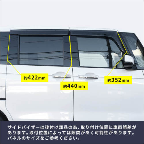 ホンダ N-BOX（JF5/JF6） ピラーガーニッシュ プレミアムトーン