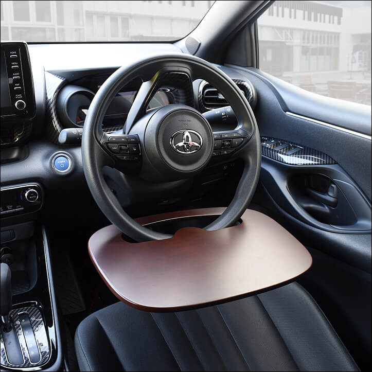 車用 ハンドルデスク ハンドルテーブル カスタムパーツ ドレスアップパネル Secondstage